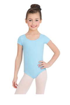 Picture of Capezio Child Short Sleeve Nylon Leotard