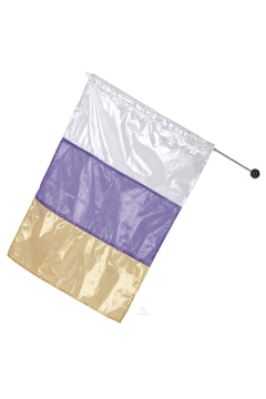 Picture of Eurotard Metallic Tri Color Dance Flag