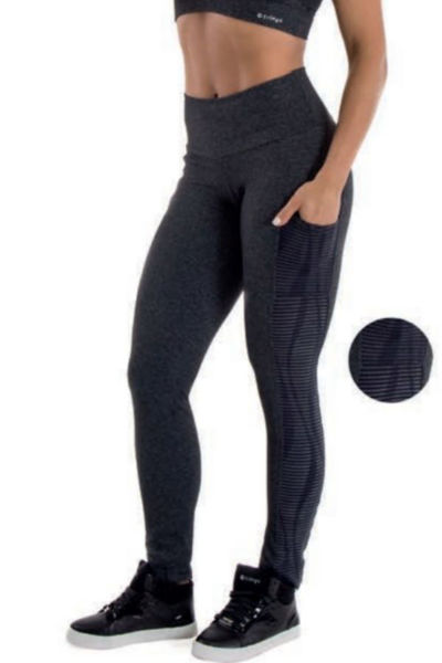 Picture of Trinys Leggings with Reflective Side Pockets F-13567
