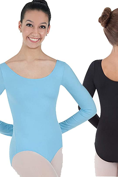 Picture of Body Wrappers Girls Long Sleeve Leotard