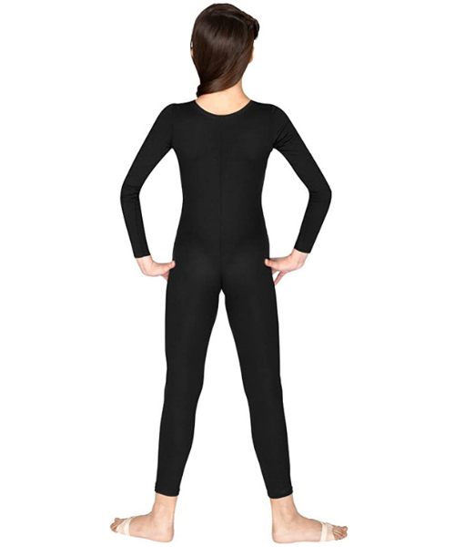 Picture of Body Wrappers Girls Long Sleeve Unitard