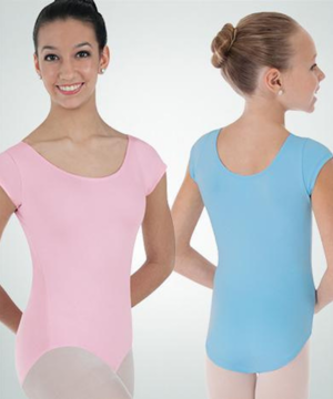 Picture of Body Wrappers Short Sleeve Leotard Custom