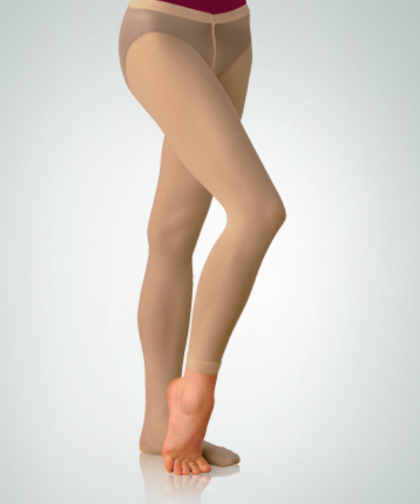 Experience Dance. Body Wrappers Low rise Convertible Tights