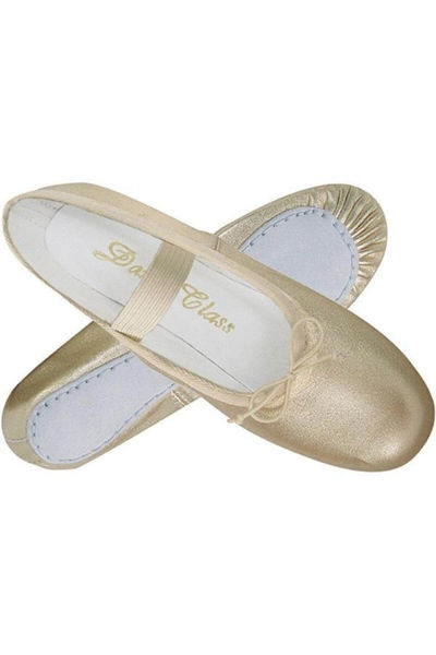 Picture of Dance Class Women's Gold Leather Ballet