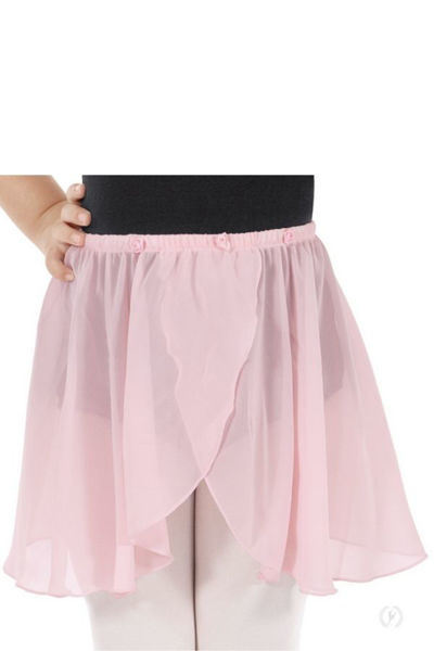 Picture of Eurotard Girls Dance Chiffon Skirt with Rosettes