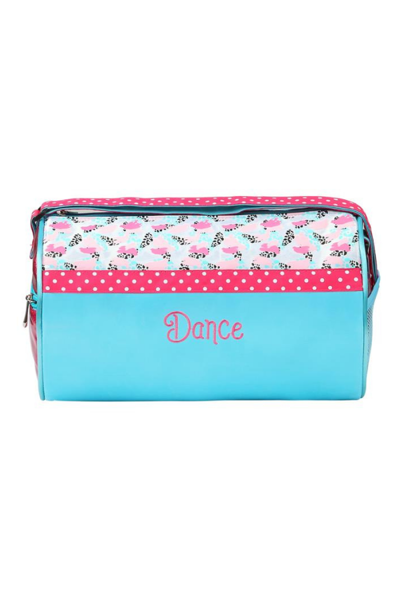 Picture of SASSI Designs blue and pink dance bag EXP-02