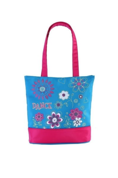Picture of SASSI Designs blue and pink dance bag FLP-05