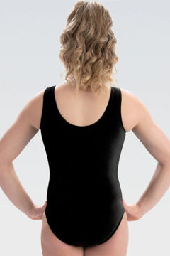 black gymnastics tank leotard girls