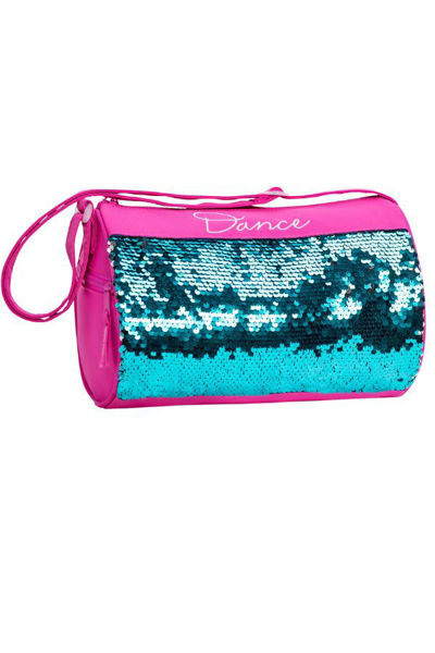 teal sequins dance bag