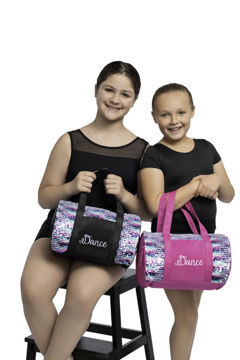 sequins ballet dance bag