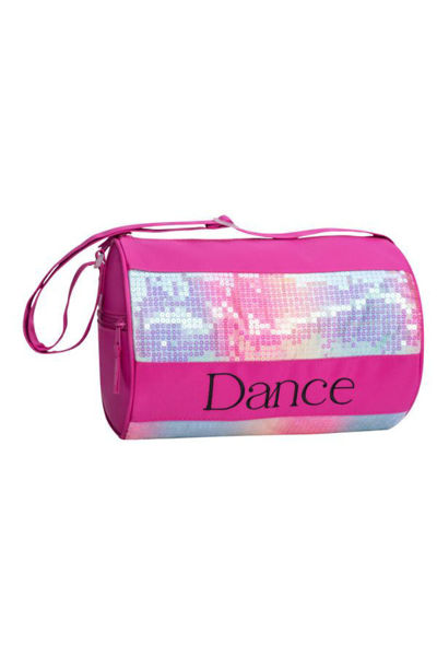 pink and sequins ballet dance bag