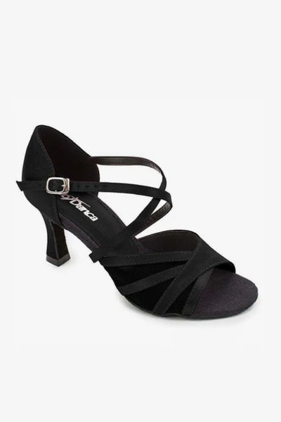 black latin dance shoes