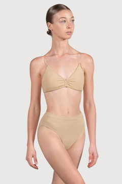 Bloch Ladies High Waist and High Legline Brief - Sand