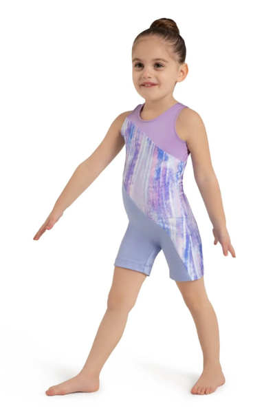 Capezio Child Mermaid Magic Gymnastics Biketard - Front