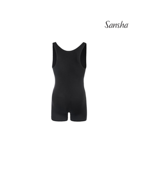 Sansha Men's Ballet Unitard Sleeveless Bodysuit Leotard Dancewear