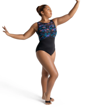 Capezio V-Back Scoop Leoatrd