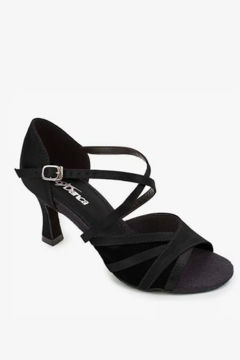beige champagne ballroom strappy shoe