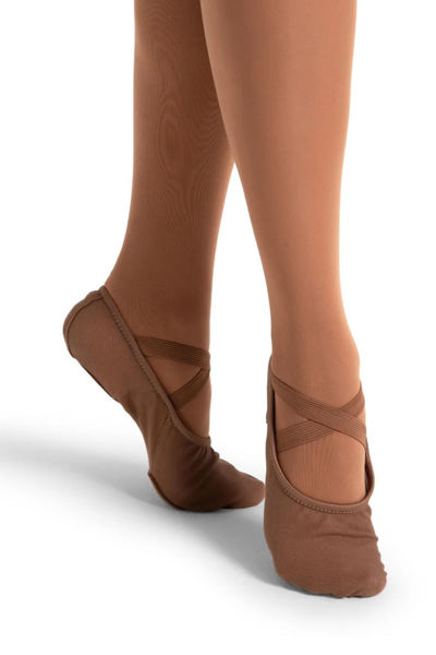 Canvas ballet split sole shoes