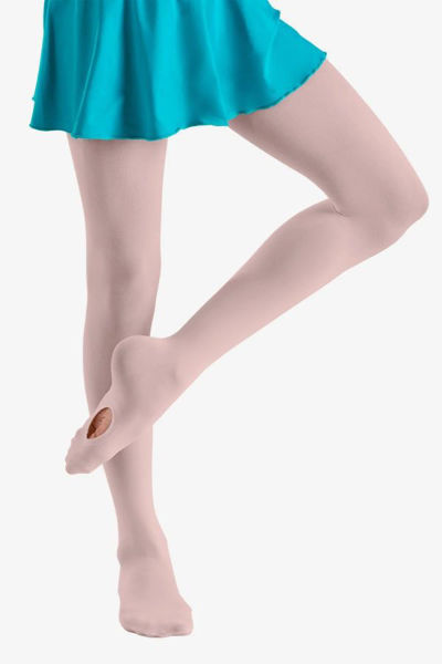 convertible ballet dance tights pink
